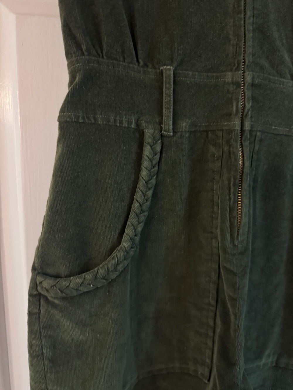 Show Me Your Mumu Outlaw Romper in Cypress Green Size Small Like New - Picture 6 of 11